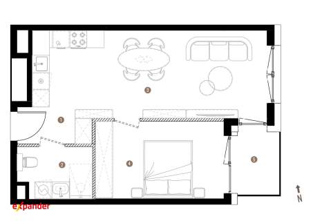 Świetny układ Mieszkanie w CENTRUM Balkon