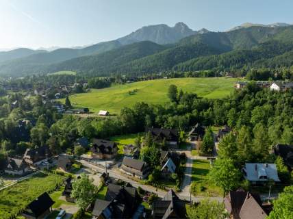 Dom z działką w Kościelisku z widokiem na Giewont