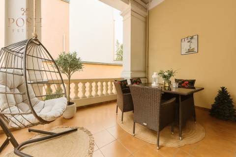 duża loggia odrestaurowana kamienica wyjątkowe