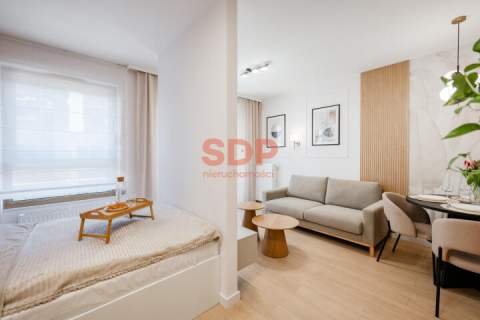 Kępa Mieszczańska Studio premium z balkonem Gotowe