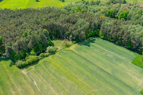 Budowlana 2300 m ze stawem i zielenią