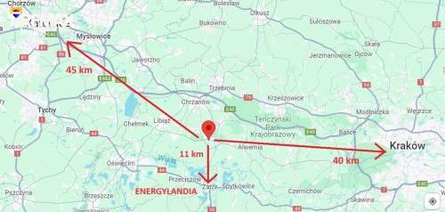 Duży dom i duża działka przy DW780 pierwsza linia