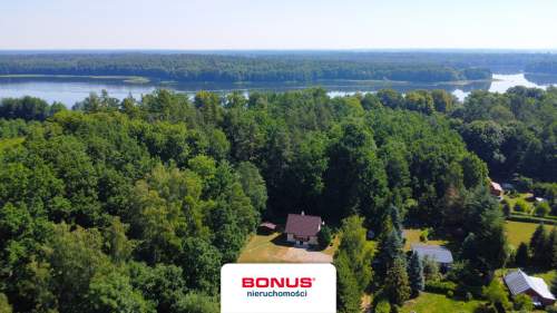 Dom przy ścianie lasu 170m od jeziora Mazury
