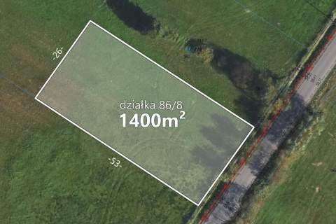 Działka 1400 m2 z warunkami zabudowy gm.Włocławek