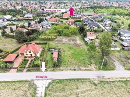 Działka budowlana 1000m2 z MPZP