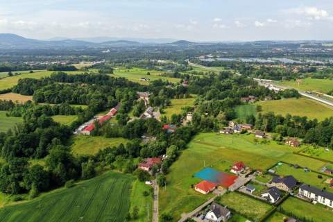 Widokowa działka koło Skoczowa