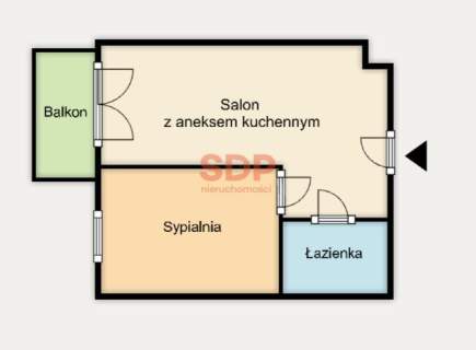 Nowoczesny apartament 33 m2 2 pokoje Nad Oławką