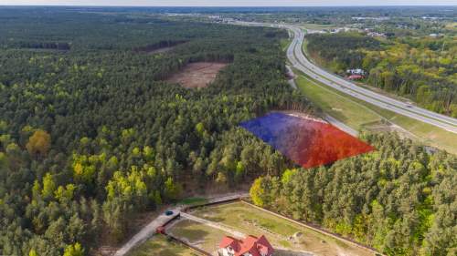 Wiązowna działka inwestycyjna pod usługi przy S17