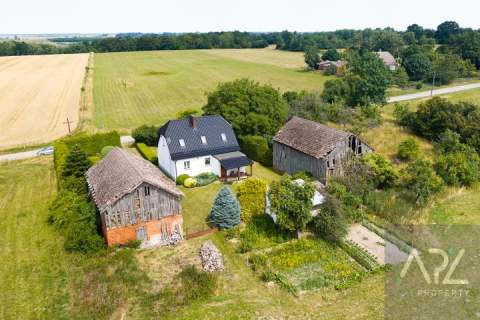 DOM - SIEDLISKO, 8,29 HA, SADLENKO,12 KM OD MORZA