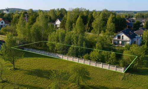 Działka przy lesie na Jurze, Rajsko gm. Mstów