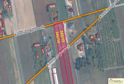 Sprzedam działki o pow. 0,24 Ha i 1,17 Ha w Okrzei gm. Krzywda
