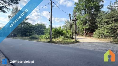 Działka budowlana Rosanów-Zgierz przy lesie