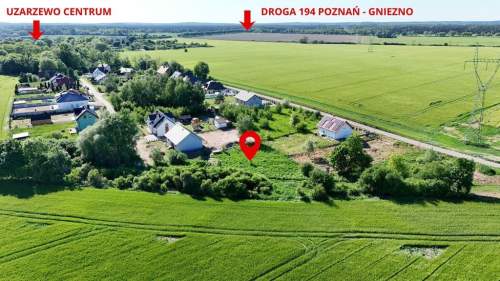 działka 200 m od jeziora MPZP 20 min od Poznania