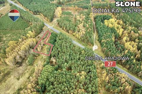Na sprzedaż działka przy drodze nr 27 z MPZG