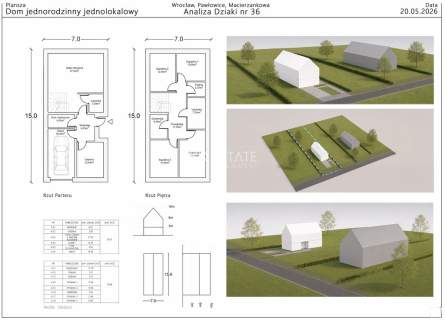 Pawłowice Budowlana 1100 m prywatnej zieleni