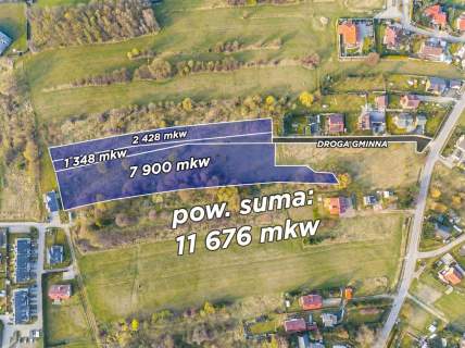 Grunt MW/U blisko Krakowa 1,17 ha