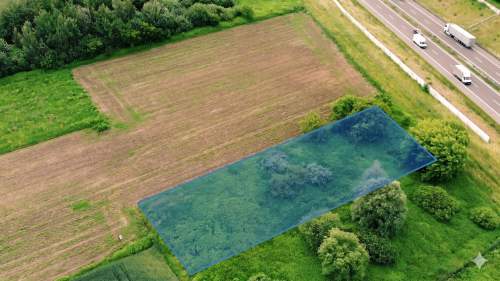 Działka usługowa 749m2 przy węźle A4