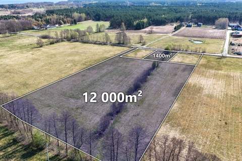 Działka 13 400 m2 z warunkami zabudowy