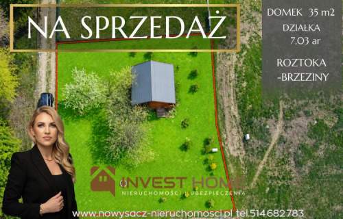 Dom na sprzedaż, 35 m2, Roztoka-Brzeziny