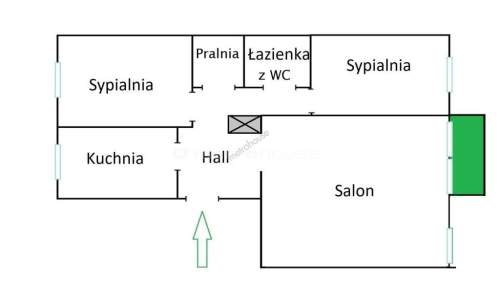Mieszkanie na sprzedaż, 64,58 m2, Siedlce