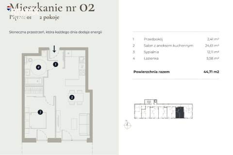 2-pokojowe mieszkanie z balkonem wśród zieleni