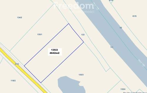 Działka o pow. 4642m2 w Stobcu gmina Stegna