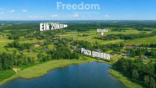 Działka pod dom/ rekreację Liski, jezioro Garbas