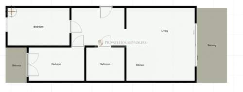 3-pokojowy apartament w Wiślanych Tarasach