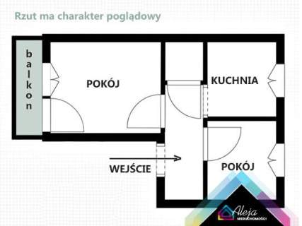 Dwustronne 2 pokojowe mieszkanie na północy.Parter