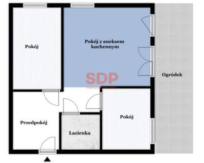 Ładny standard Ogródek Ustawny salon Stabłowice