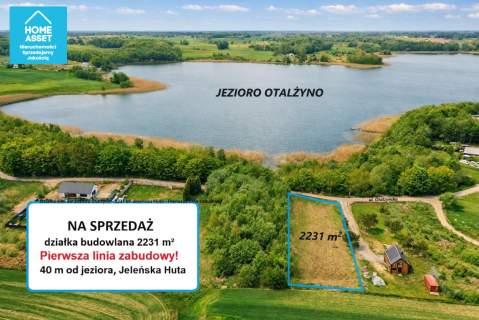 Działka nad jeziorem Pierwsza linia zabudowy 