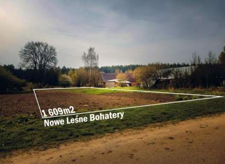 Działka na sprzedaż, 1609 m2, Lipsk