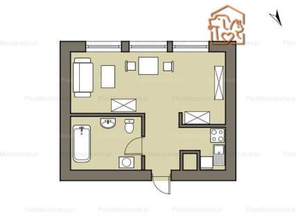 Kawalerka, balkon, pet-friendly - Załęska 37A