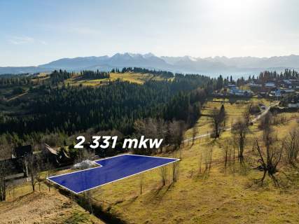 Widokowa działka w Rzepiskach 2331 m