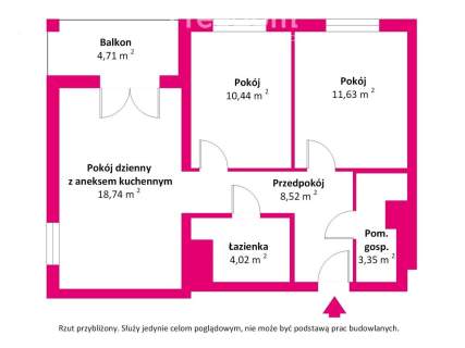 Nowoczesne 3-pokojowe mieszkanie, ul. Pileckiego