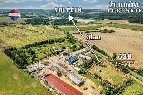 Działka inwestycyjna z WZ, 3.745 m 