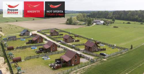 3 domki - gotowa inwestycja Sauna Balia jezioro
