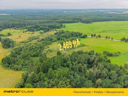 2,47 ha z WZ na 5 domów obok Ełku