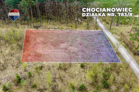 Działka budowlana w bezpośrednim sąsiedztwie lasu