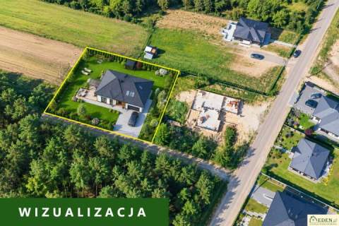 Sprzedam działke budowlana 1223 m2 w Zalesiu pod Łukowem