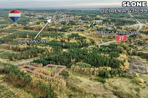 Na sprzedaż działka przy drodze nr 27 z MPZG