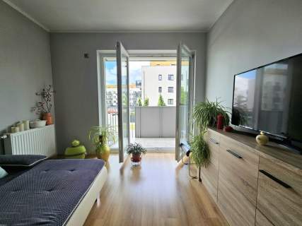 2 pokoje balkon 1 piętro winda Jagodno Krzyki Wroc