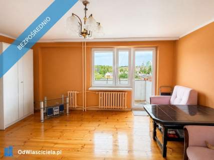 Mieszkanie 3 pokojowe, z balkonem, na Stogach, 54m2