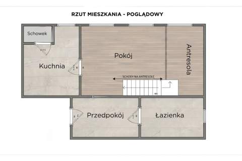 55 m2 powierzchni antresola - BEZ PROWIZJI