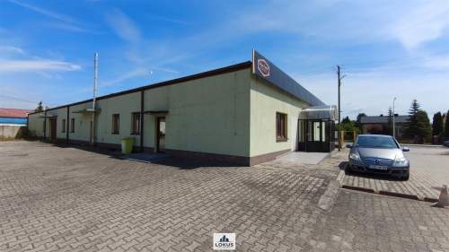 Działka usługowa zabudowana Bełchatów sprzedaż