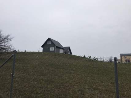 LELESZKI - ZABUDOWANA DOMKIEM SKANDYNAWSKIM DZIAŁK