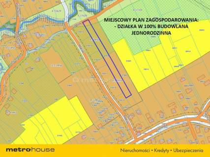 Piekna działka budowlana, tutaj znajdziesz ciszę.