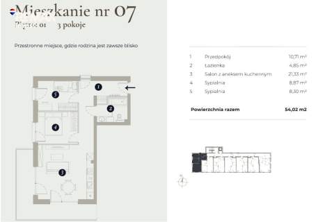 3-pokojowe mieszkanie z balkonem Bielsko-Biała