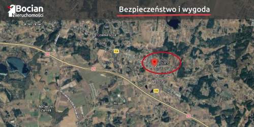 Plaska, uzbrojona działka Usługi nieuciążliwe