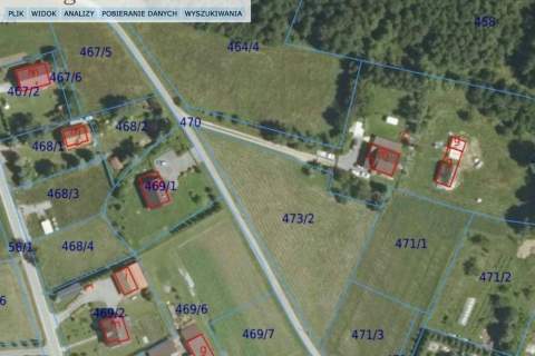 Działka budowlana 2900 m ŁOMNA Nowy Wiśnicz
